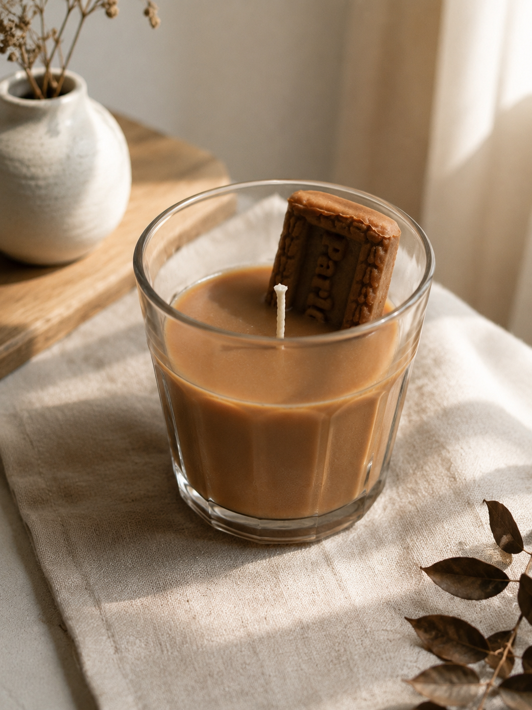 Chai-Biscuit Candle