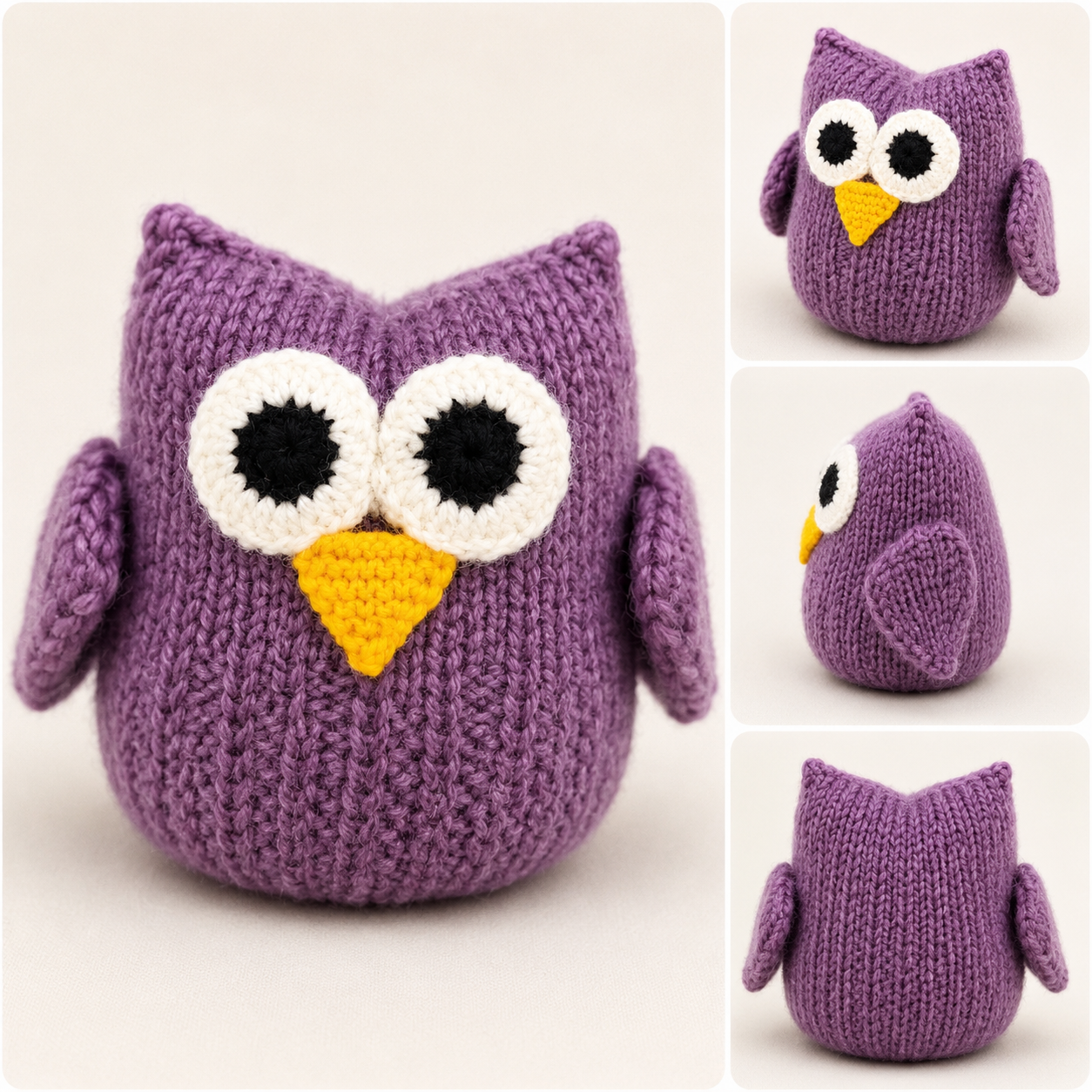 Knitted Owl Toy
