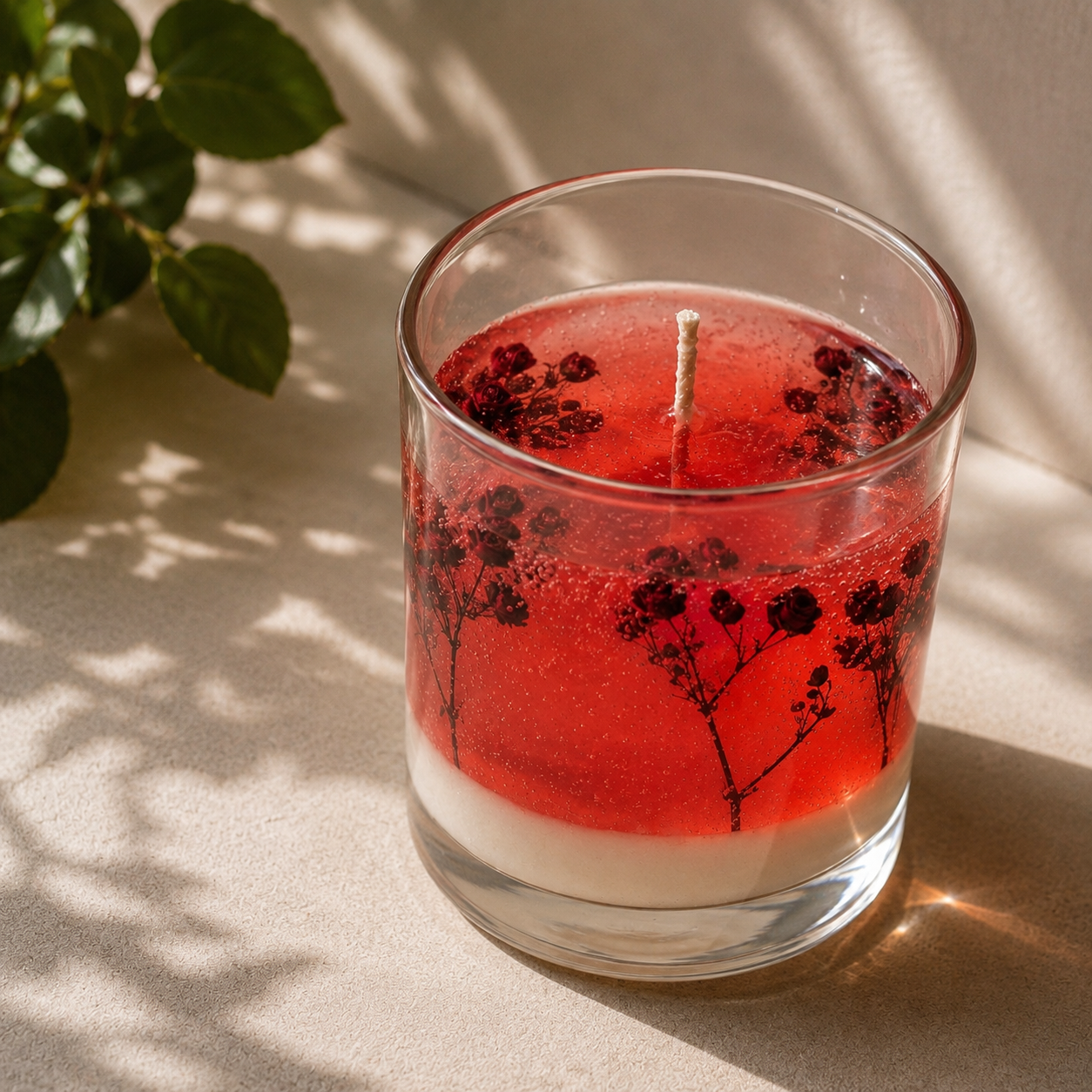 Rose Inside Jar Candle image 2