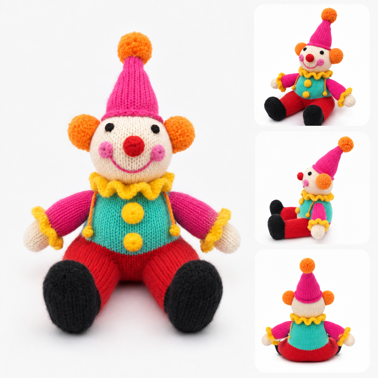 Knitted Joker Toy